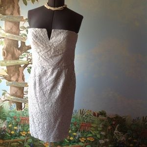 Donna Morgan Strapless Dress Size 16 New